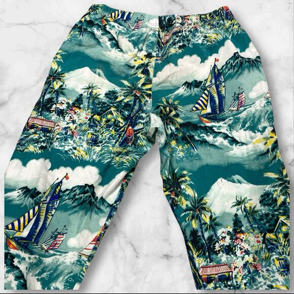 Polo Ralph Lauren's Men's Large Pajama Pants Sleepwear Tropical-Print - Picture 15 of 16